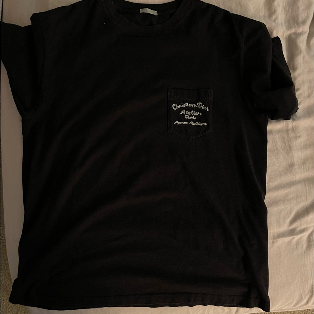 Dior Black Short Sleeve Tee